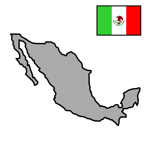 Pictograma de México para niños con autismo y TEA