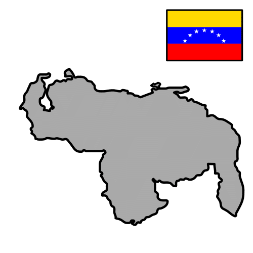 Pictograma de Venezuela para niños con autismo y TEA