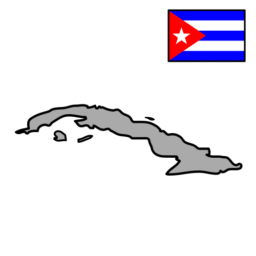 Pictograma de Cuba para niños con autismo y TEA