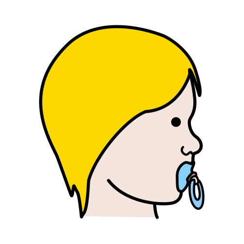 Pictograma de chupar para niños con autismo y TEA