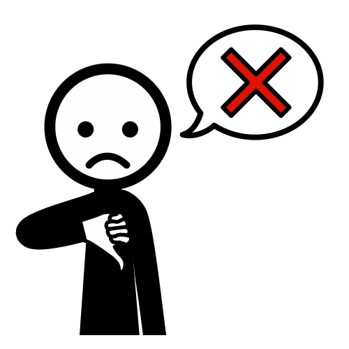 Pictograma de suspender para niños con autismo y TEA