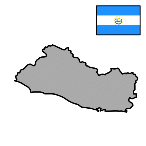 Pictograma de El Salvador para niños con autismo y TEA