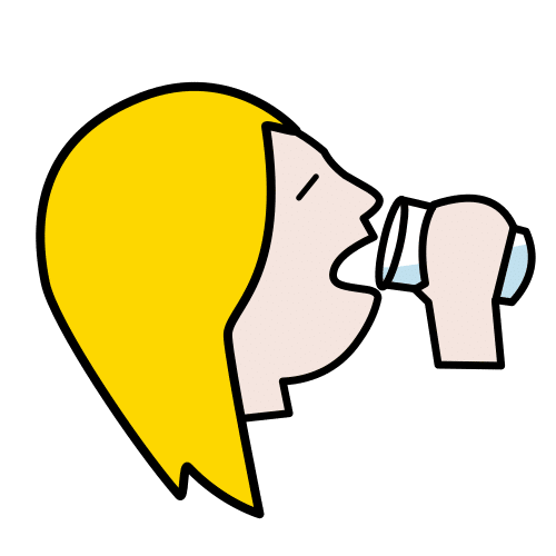 Pictograma de beber para niños con TEA