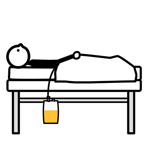 Pictograma de poner la sonda para niños con autismo y TEA