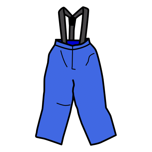 Pictograma de pantalón para niños con TEA
