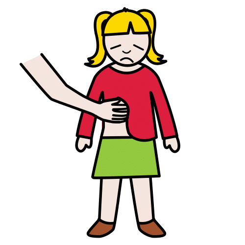 Pictograma de abuso sexual para niños con TEA