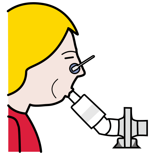 Pictograma de espirometría para niños con autismo y TEA