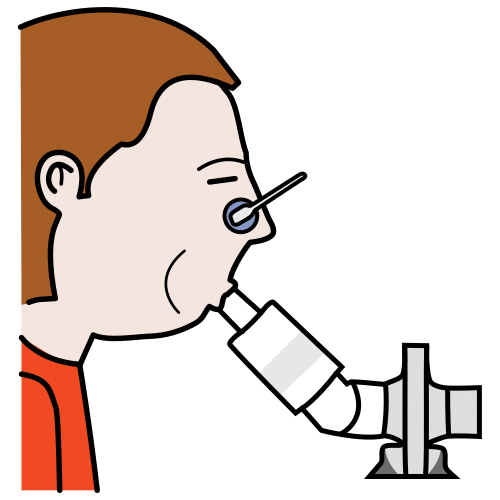 Pictograma de espirometría para niños con autismo y TEA