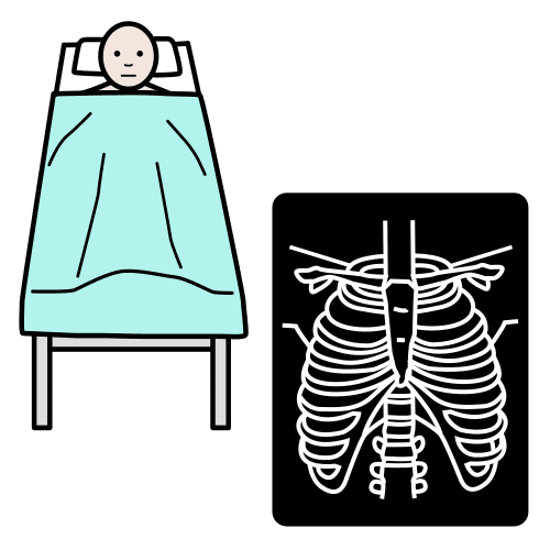 Pictograma de radiografiar para niños con autismo y TEA