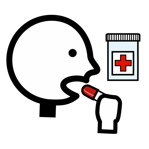 Pictograma de medicación para niños con TEA