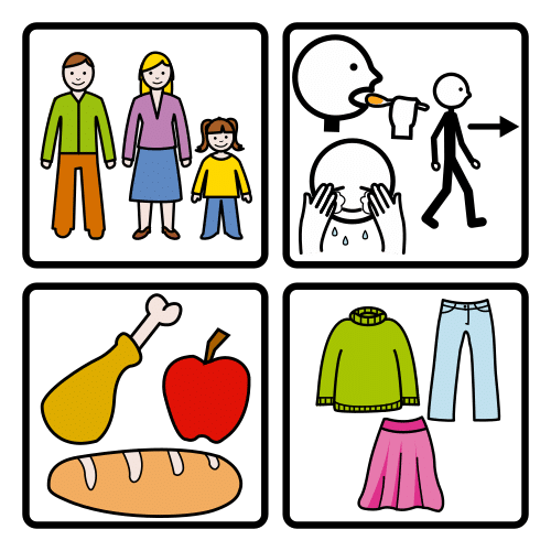 Pictograma de categoría para niños con autismo y TEA