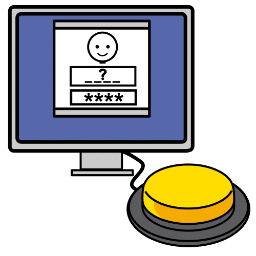 Pictograma de web accesible para niños con autismo y TEA