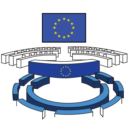 Pictograma de parlamento europeo para niños con TEA
