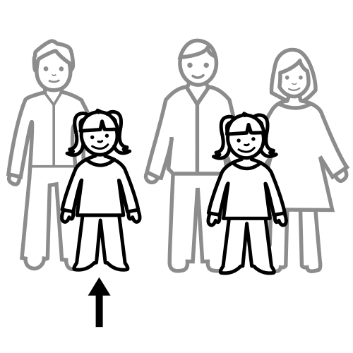 Pictograma de prima para niños con autismo y TEA