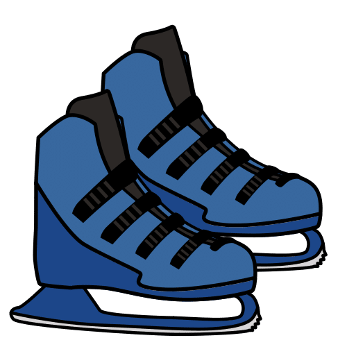 Pictograma de patines para niños con autismo y TEA
