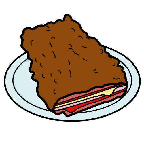 Pictograma de cachopo para niños con autismo y TEA