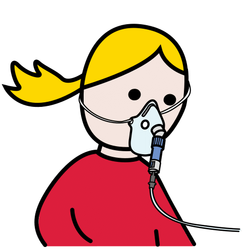 Pictograma de mascarilla para niños con autismo y TEA