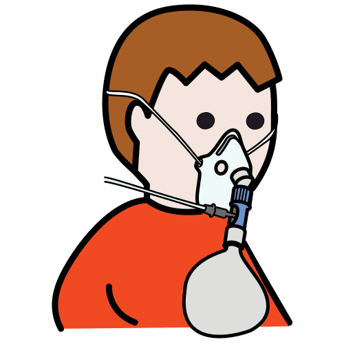 Pictograma de mascarilla para niños con autismo y TEA