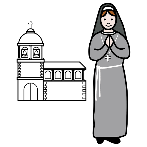 Pictograma de franciscana para niños con TEA