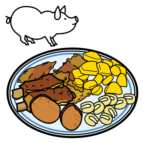 Pictograma de chicharrones para niños con TEA