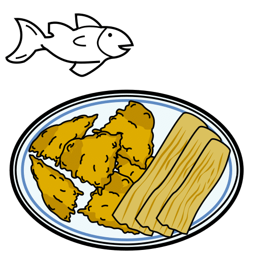 Pictograma de chicharrones para niños con TEA