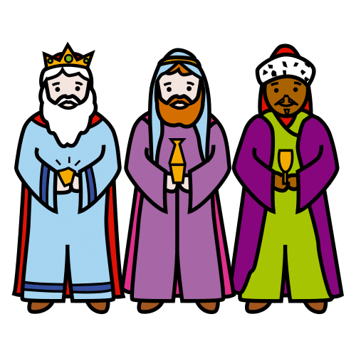 Pictograma de Reyes Magos para niños con TEA