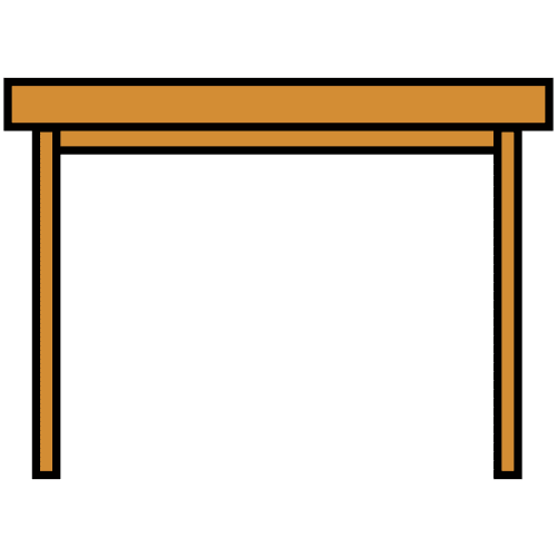 Pictograma de mesa para niños con TEA