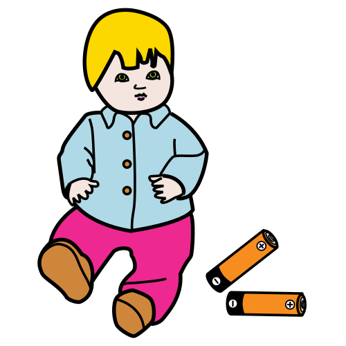 Pictograma de muñeco para niños con autismo y TEA