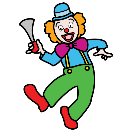 Pictograma de payaso para niños con TEA