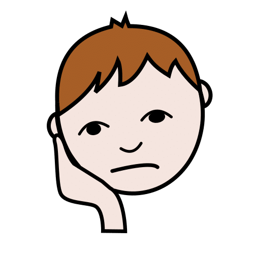 Pictograma de aburrido para niños con autismo y TEA