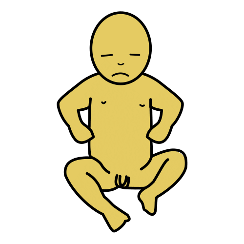 Pictograma de ictericia para niños con autismo y TEA