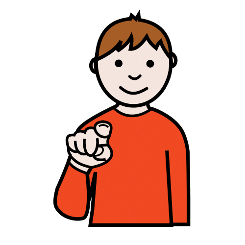 Pictograma de tú para niños con autismo y TEA