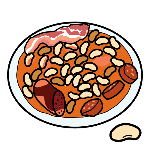 Pictograma de fabada para niños con autismo y TEA