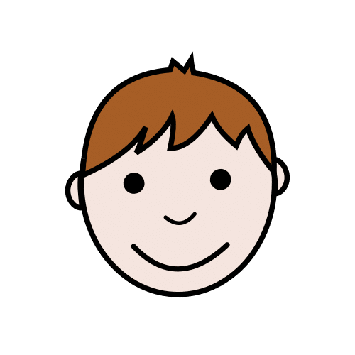 Pictograma de alegre para niños con autismo y TEA