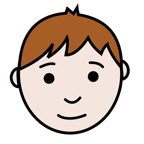 Pictograma de cara para niños con autismo y TEA
