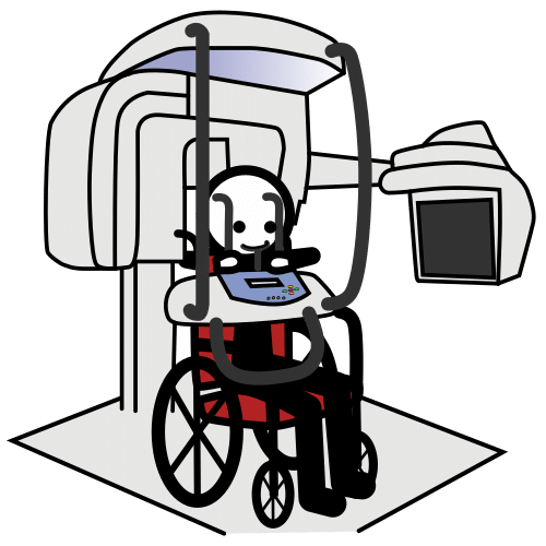 Pictograma de ortopantomografía para niños con autismo y TEA