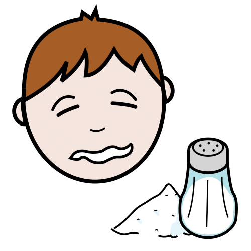 Pictograma de salado para niños con TEA