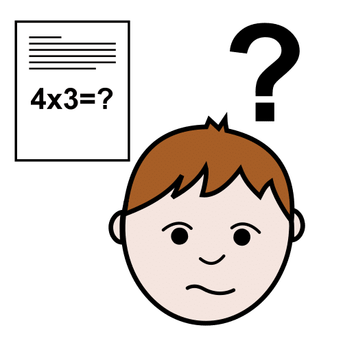 Pictograma de problema para niños con autismo y TEA