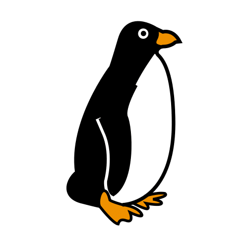 Pictograma de pingüino para niños con TEA