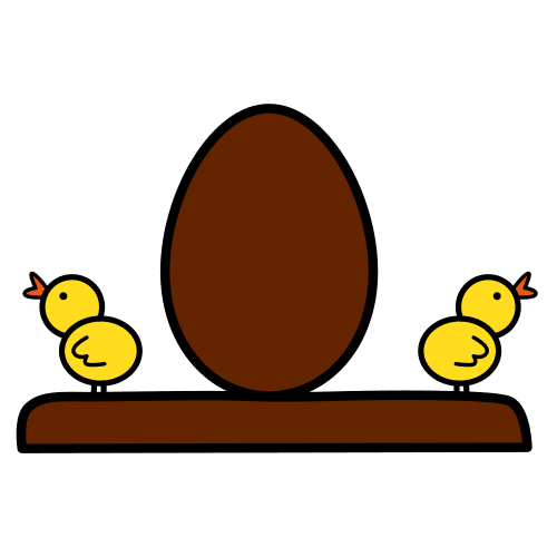 Pictograma de mona de Pascua para niños con TEA