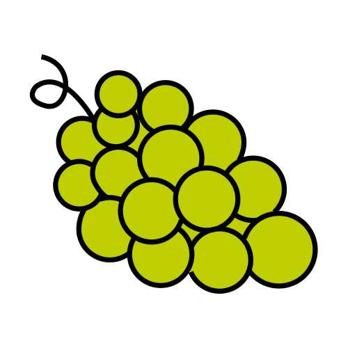 Pictograma de uvas para niños con autismo y TEA