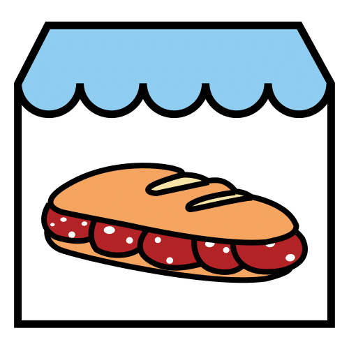 Pictograma de bocadillería para niños con autismo y TEA