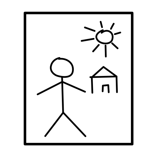 Pictograma de dibujo para niños con autismo y TEA