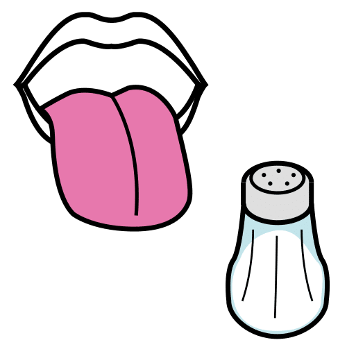 Pictograma de salado para niños con TEA