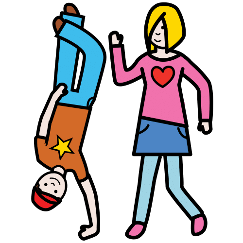 Pictograma de baile para niños con autismo y TEA