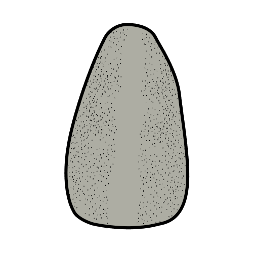Pictograma de piedra pulida para niños con TEA