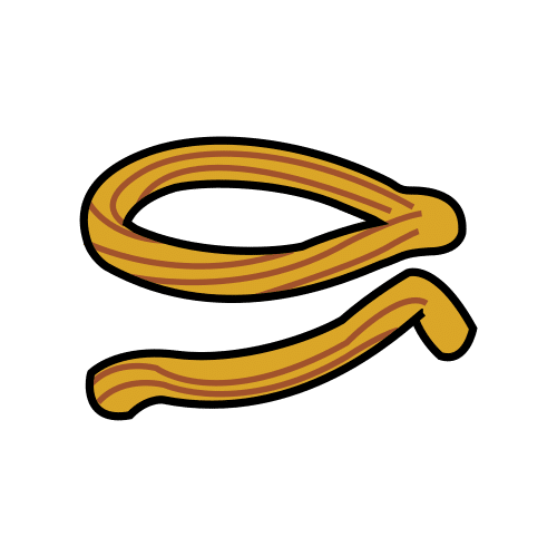 Pictograma de churros para niños con TEA