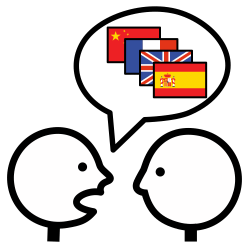 Pictograma de políglota para niños con autismo y TEA