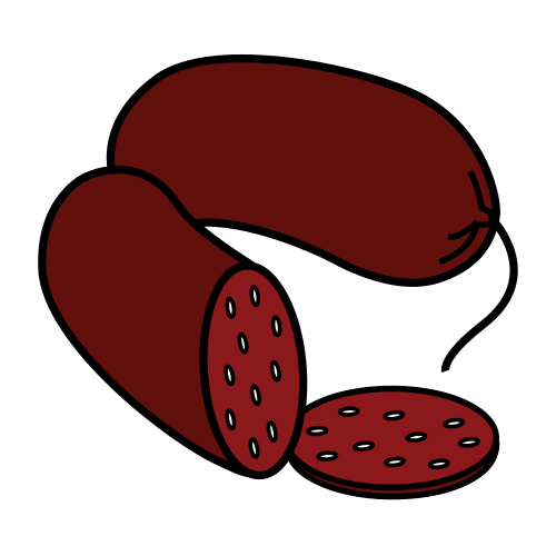 Pictograma de morcilla para niños con TEA