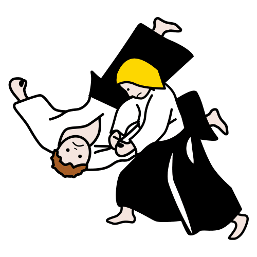 Pictograma de aikido para niños con autismo y TEA